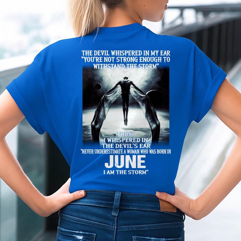 June - The Devil Whispered In My Ear - T-Shirt For WOMEN - LUAN06 (SKU-CHAUU-06)
