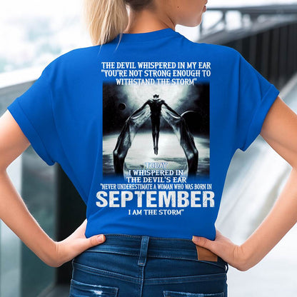 September - The Devil Whispered In My Ear - T-Shirt For WOMEN - LUAN09 (SKU-CHAUU-09)