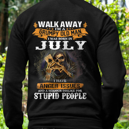July - Grumpy Old Man T-Shirt – Perfect Gift For Men - LUAN07 (SKU09-89-07)