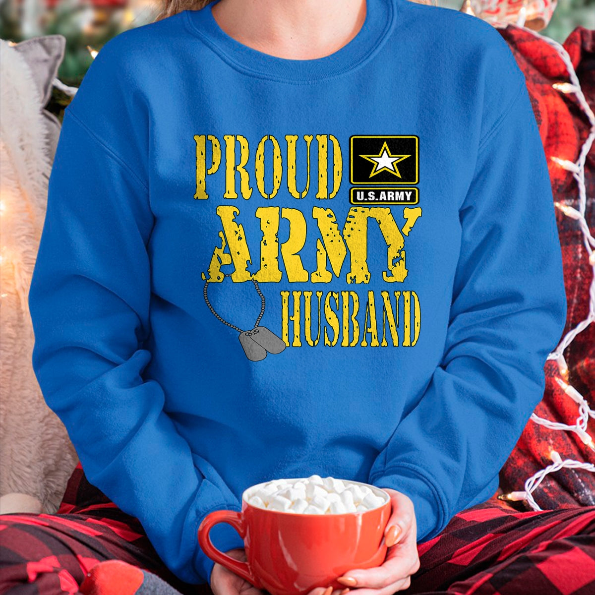 Best Husband Shirt, Wife and Husband Unisex T-Shirt/Hoodie/Sweatshirt HLT00 - Mens Proud Army Husband Shirt Military Pride T Shirt T-Shirt