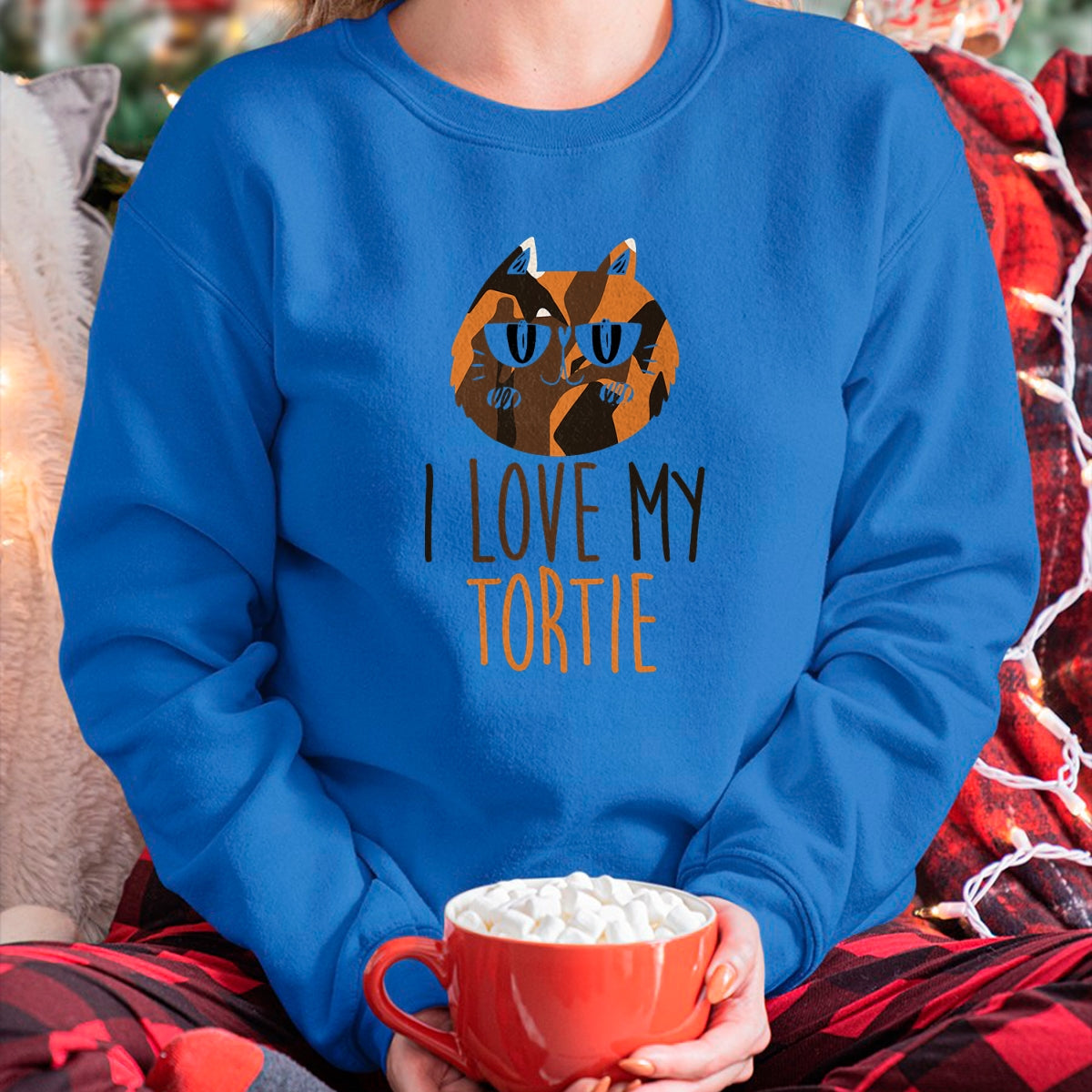 Cat Love Shirt, Funny Cat Lover Gift UnisexT-Shirt/Hoodie/Sweatshirt HLT00 - I love my cat (Tortie)I love my Tortoiseshell Cat T-Shirt for Men Women Kids