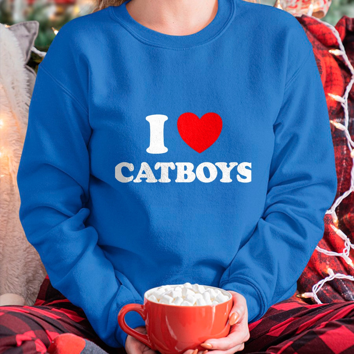 Cat Love Shirt, Funny Cat Lover Gift UnisexT-Shirt/Hoodie/Sweatshirt HLT00 - Cat Boy Heart Funny Cute Costume Furry Catboy Joke Meme Fan T-Shirt, Men, Black, 3X-Large
