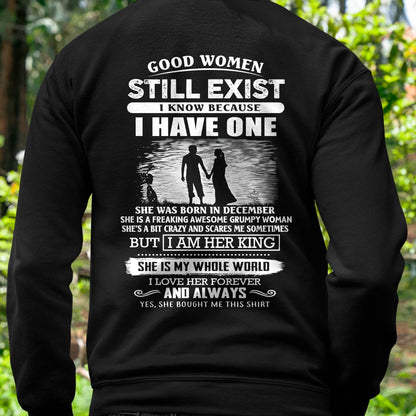 DECEMBER - GOOD WOMEN STILL EXIST - PERFECT GIFT FROM WIFE, GIRLFRIEND - LUAN12 (SKU2604-293-12)