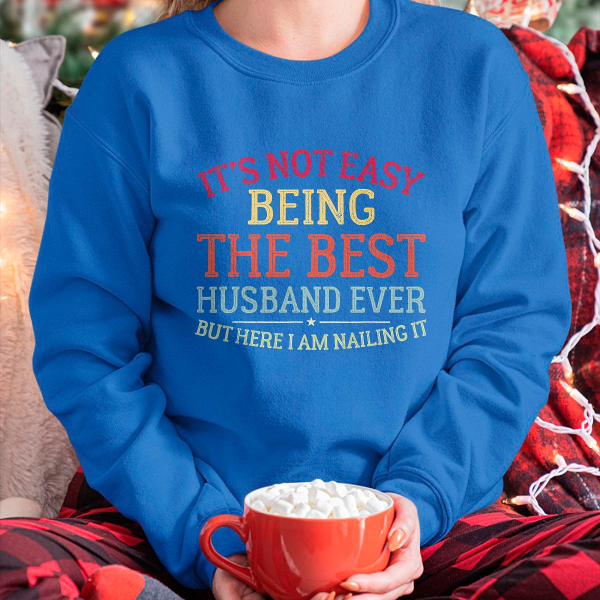Best Husband Shirt, Wife and Husband Unisex T-Shirt/Hoodie/Sweatshirt HLT00 - It_s Not Easy Being The Best Husband Ever Funny Husband T-Shirt, Men, Black, 3X-Large