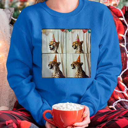 Cat Love Shirt, Funny Cat Lover Gift UnisexT-Shirt/Hoodie/Sweatshirt HLT00 - African Cheetah Lover Colorful Safari Animal Birthday T-Shirt