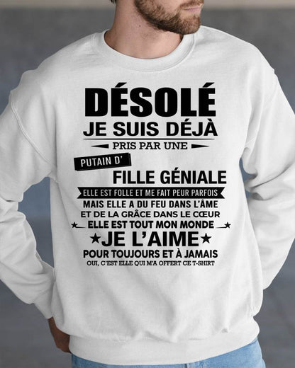 DÉSOLÉ, JE SUIS DÉJÀ PRIS PAR UNE FILLE VRAIMENT GÉNIALE – DE LA PART DE MA FEMME - FR00/LUAN00 (SKU2606-42-00)