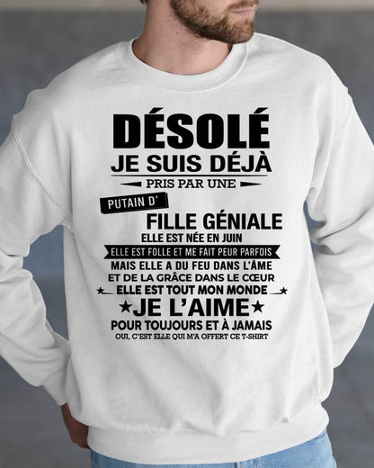 JUIN - DÉSOLÉ, JE SUIS DÉJÀ PRIS PAR UNE FILLE VRAIMENT GÉNIALE – DE LA PART DE MA FEMME - FR06/LUAN06 (SKU2606-42-06)