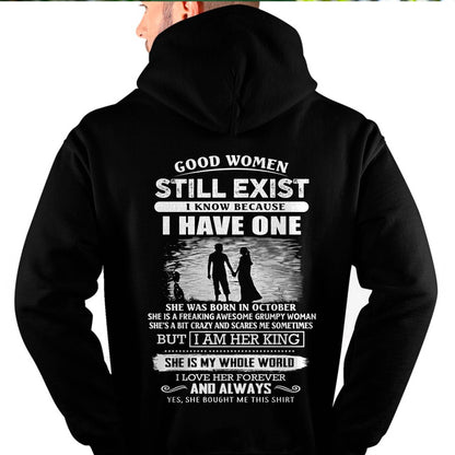 OCTOBER - GOOD WOMEN STILL EXIST - PERFECT GIFT FROM WIFE, GIRLFRIEND - LUAN10 (SKU2604-293-10)