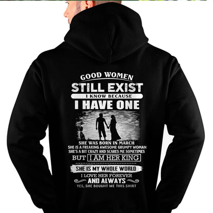 MARCH - GOOD WOMEN STILL EXIST - PERFECT GIFT FROM WIFE, GIRLFRIEND - LUAN03 (SKU2604-293-03)