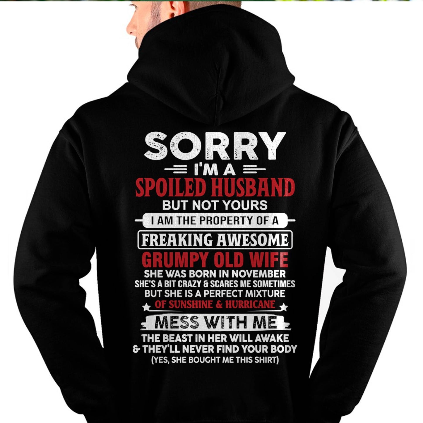 November - Spoiled Husband - Perfect Gift From Wife - LUAN11 (SKU11-02-11)