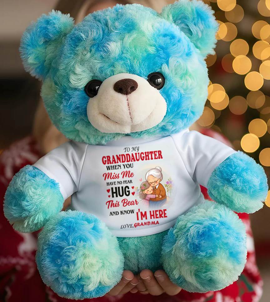 TO MY GRANDDAUGHTER - TEDDY BEAR, A BIG HUG FROM GRANDMA - LUAN00