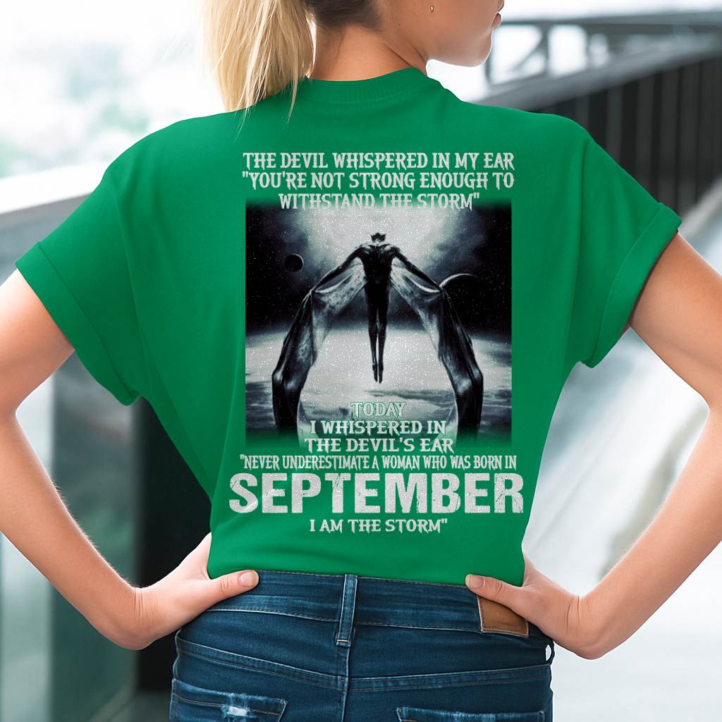 September - The Devil Whispered In My Ear - T-Shirt For WOMEN - LUAN09 (SKU-CHAUU-09)