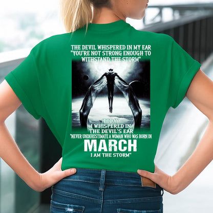 March - The Devil Whispered In My Ear - T-Shirt For WOMEN - LUAN03 (SKU-CHAUU-03)