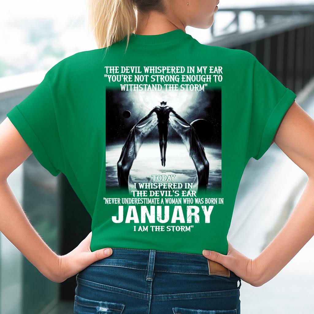 January - The Devil Whispered In My Ear - T-Shirt For WOMEN - LUAN01 (SKU-CHAUU-01)