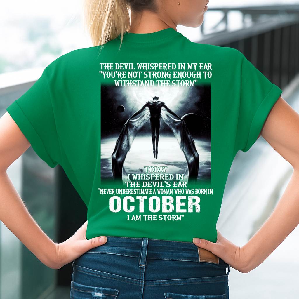 October - The Devil Whispered In My Ear - T-Shirt For WOMEN - LUAN10 (SKU-CHAUU-10)