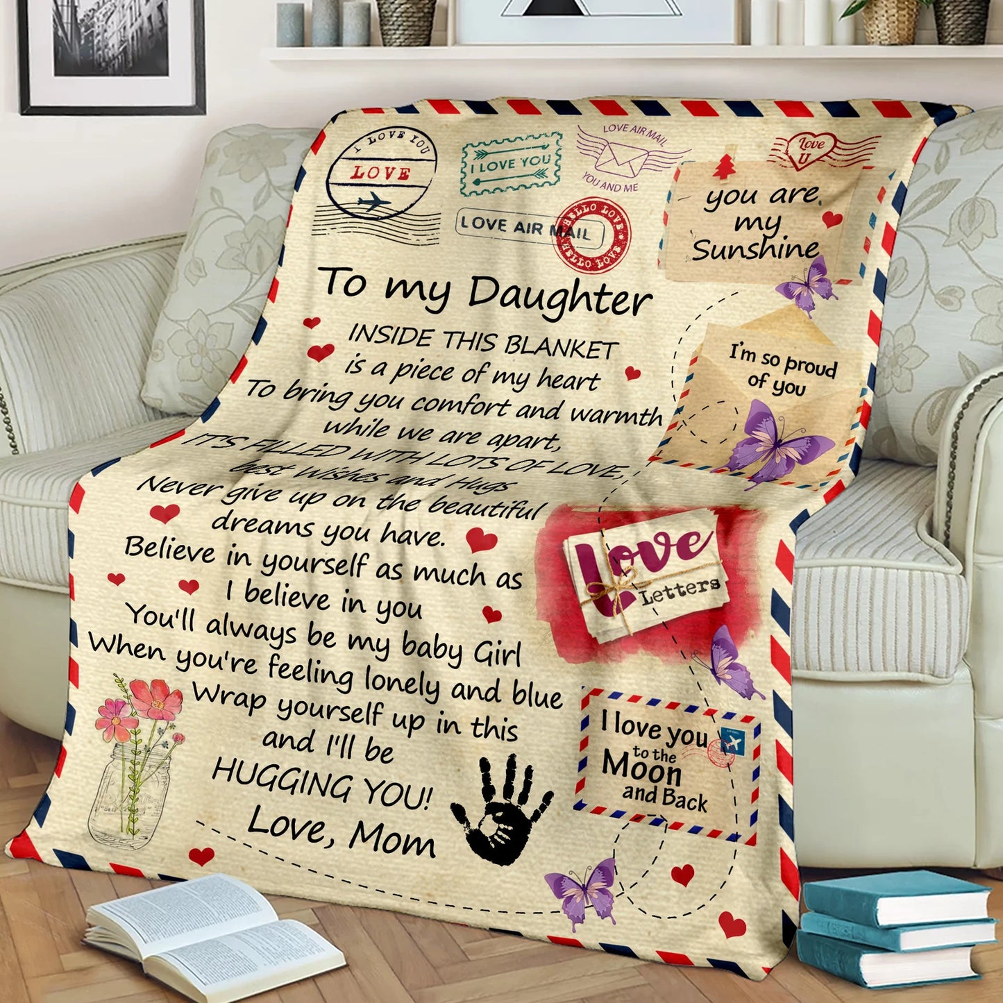 Special Gift For Daughter From Mom  Blanket