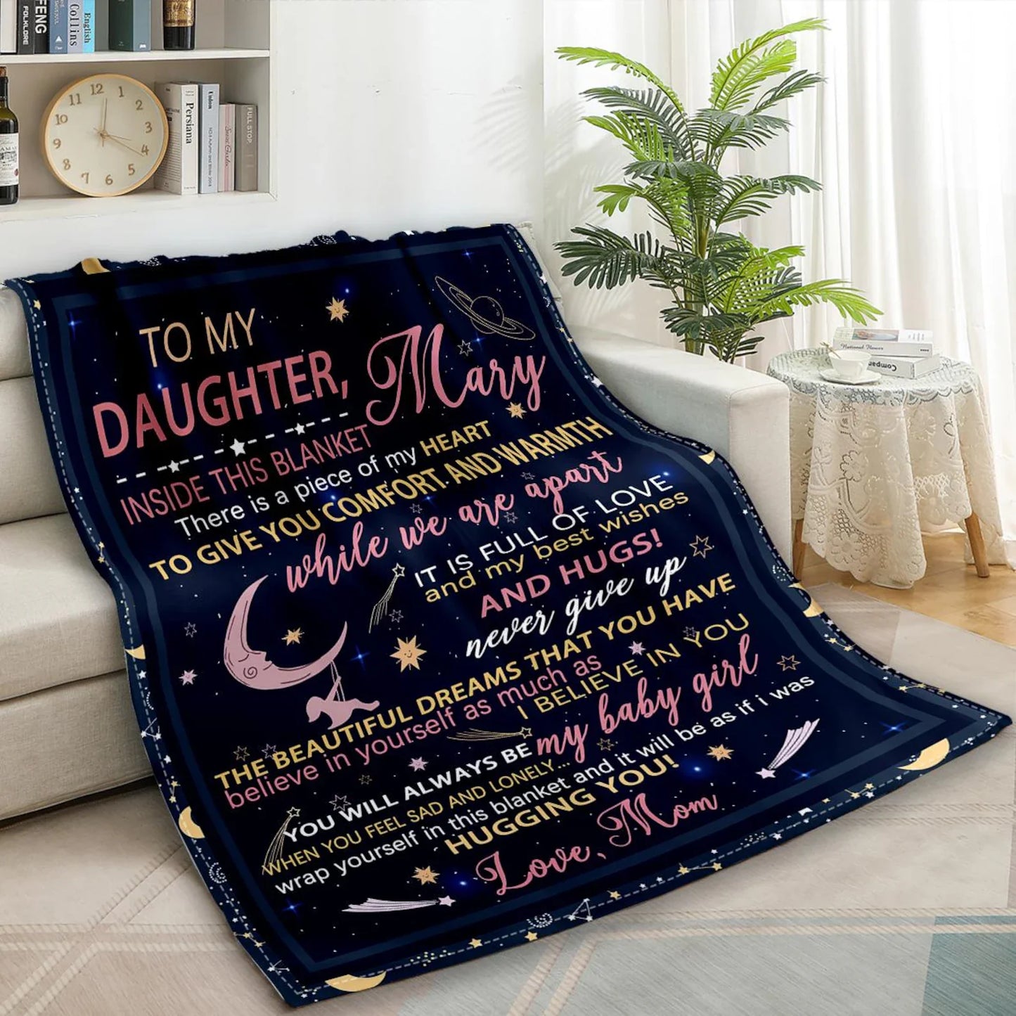Special Gift For Daughter Blanket - From Mom