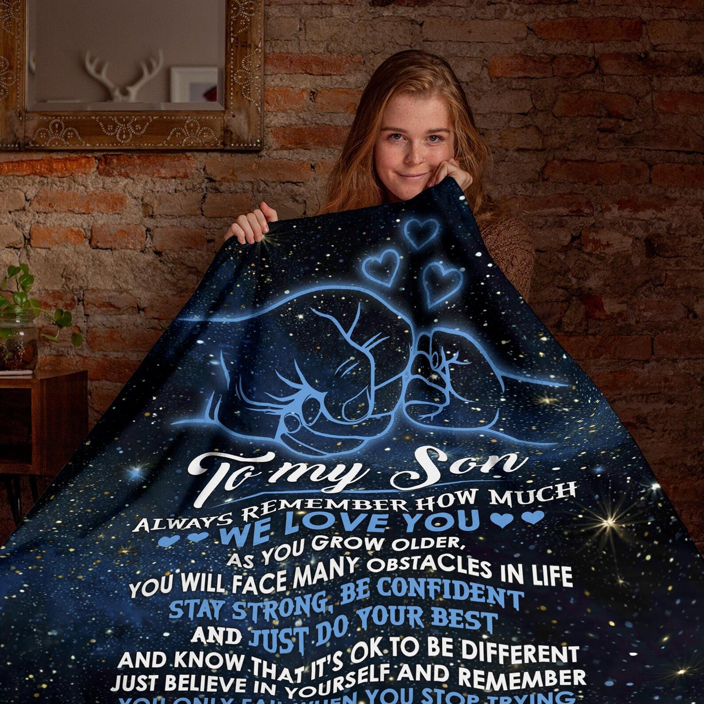Special Gift For Son From Dad Blanket