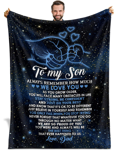 Special Gift For Son From Dad Blanket
