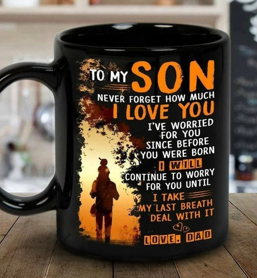 TO MY SON MUG 02 - GIFT FROM DAD - LUAN00 (SKU2607-128)