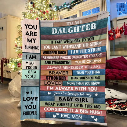 Gift For Daughter From Mom - Blanket