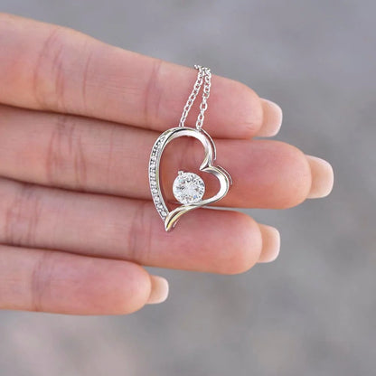 TO MY WIFE "I Can’t Live Without You" - GIFT FROM HUSBAND - Forever Love Necklace