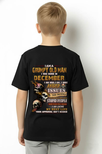 Grumpy Old Man - For Man Black T-Shirt - LUAN12 (SKU08-67-12)