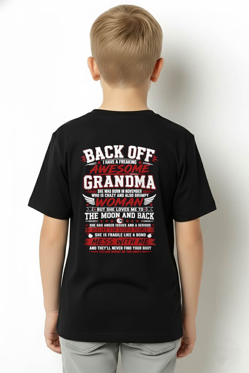 NOVEMBER - CRAZY AWESOME GRANDMA - PERFECT GIFT FROM GRANDMA - LUAN11 (SKU2608-07-11)