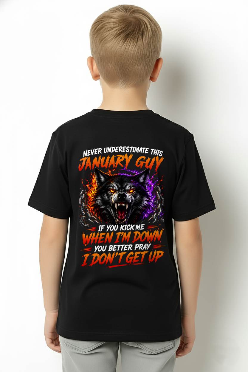 JANUARY - NEVER UNDERESTIMATE THIS GUY - FUNNY GIFT FOR MEN - LUAN01 (SKU2608-114-01)