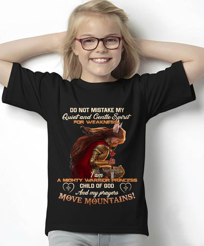 Girl Child Of God T-Shirt - Christian Gift For Women - LUAN00 (SKU2606-181-00)