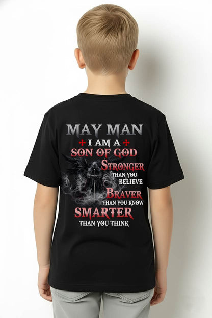 May Man Son Of God T-Shirt - Christian Gift For Men - LUAN05 (SKU2606-128-05)