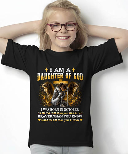 OCTOBER - DAUGHTER OF GOD - CHRISTIAN GIFT FOR WOMEN - LUAN10 (SKU2608-90-10)
