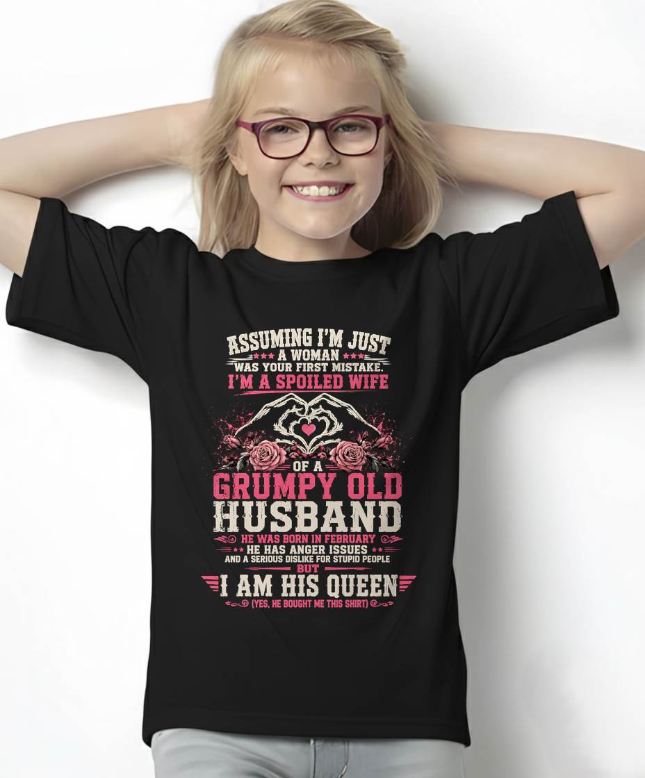 FEBRUARY - SPOILED WIFE OF A GRUMPY HUSBAND - PERFECT GIFT FROM HUSBAND- LUAN02 (SKU2608-31-02)