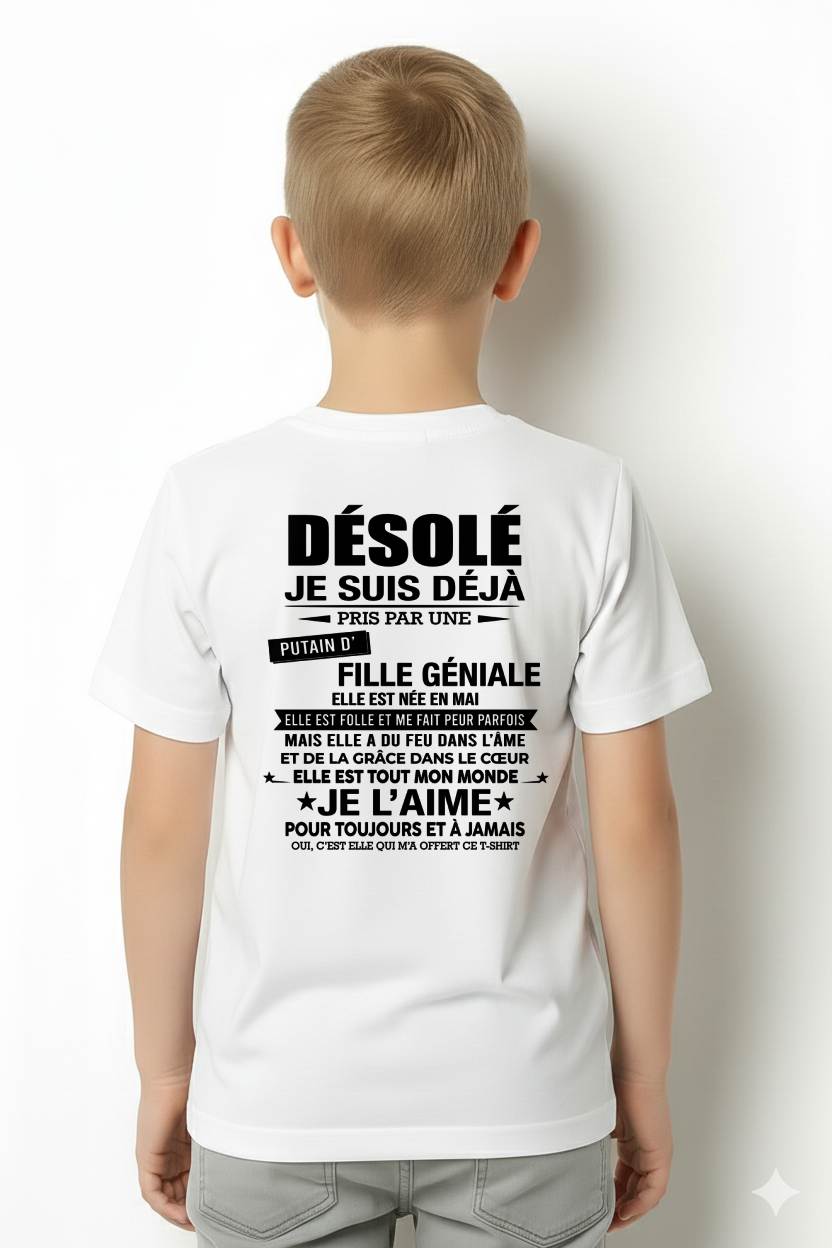 MAI - DÉSOLÉ, JE SUIS DÉJÀ PRIS PAR UNE FILLE VRAIMENT GÉNIALE – DE LA PART DE MA FEMME - FR05/LUAN05 (SKU2606-112-05)