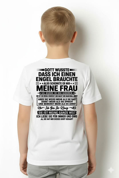 MAI - Ich Bin Ihr König SIE IST MEINE GANZE WELT - Das perfekte Geschenk für deinen Freund - GER/LUAN05 (SKU2606-256-05)