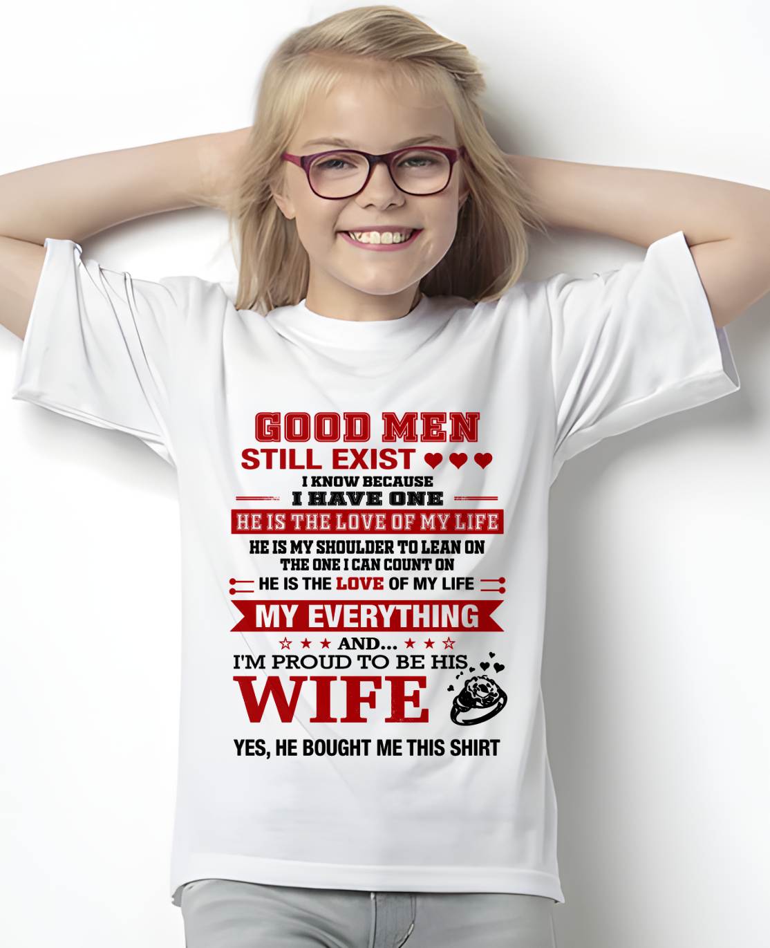 "My Husband Is The Love Of My Life" – The Special T - Shirt From Husband – LUAN00 (SKU2605-364-00)