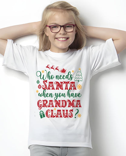 CHRISTMAX T-SHRIT FOR GRANDMA - GIFT FROM GRANDMA - NINA00
