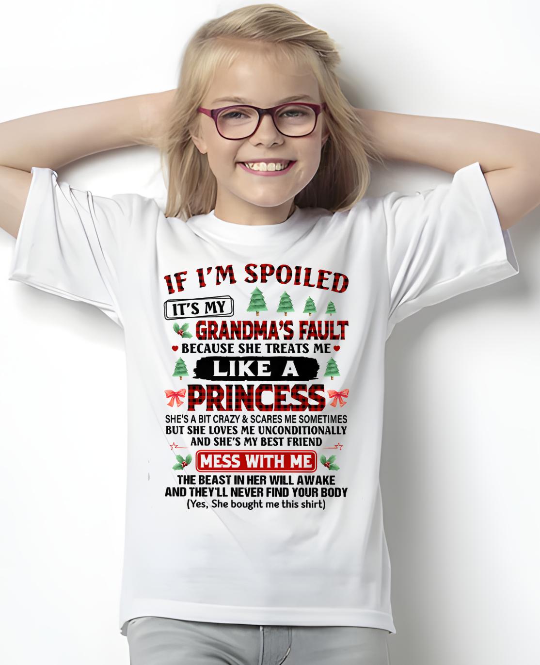 CHRISTMAX T-SHRIT FOR GRANDDAUGHTER - GIFT FROM GRANDMA - LUAN00
