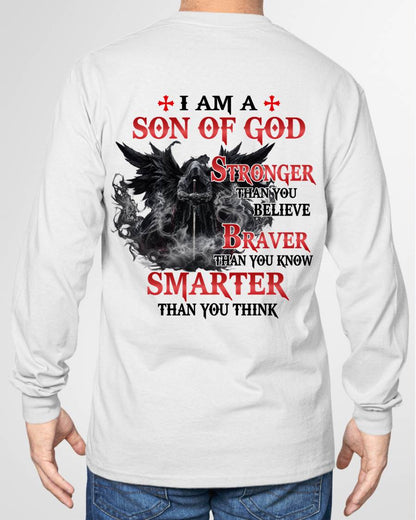 Son Of God T-Shirt For Men – Stronger Than You Believe - LUAN00 (SKU2607-178-00)
