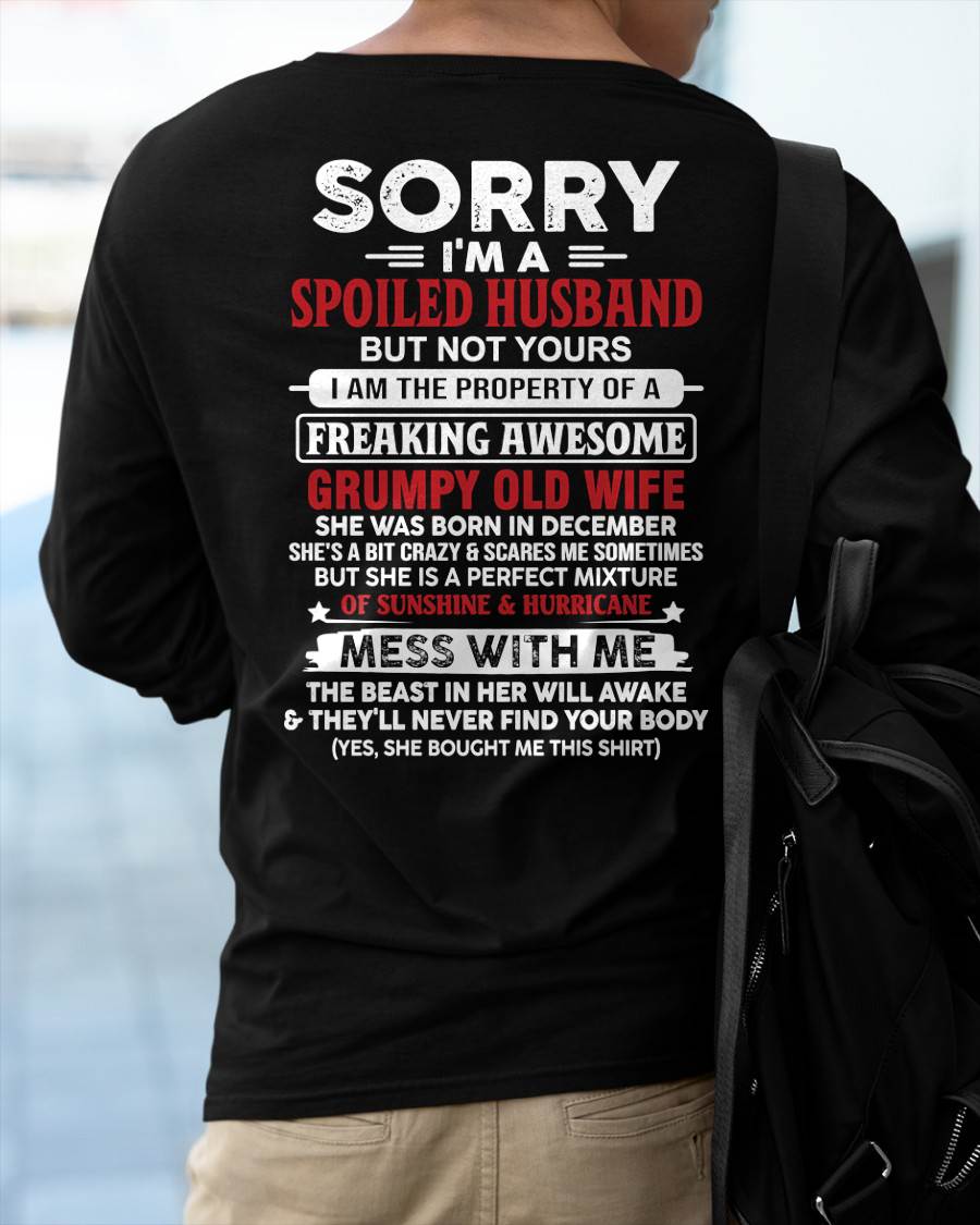 December - Spoiled Husband - Perfect Gift From Wife - LUAN12 (SKU11-02-12)