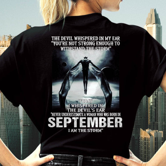 September - The Devil Whispered In My Ear - T-Shirt For WOMEN - LUAN09 (SKU-CHAUU-09)