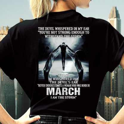 March - The Devil Whispered In My Ear - T-Shirt For WOMEN - LUAN03 (SKU-CHAUU-03)