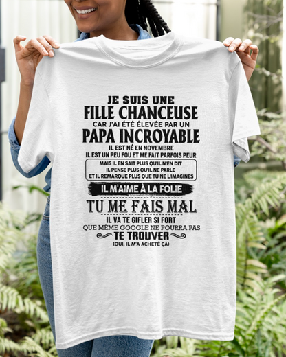 Cadeau d’anniversaire de papa pour sa fille  |   T-shirt - luan00 / fr00