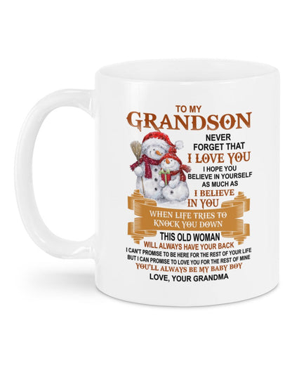 TO GRANDSON MUG 01 - GIFT FROM GRANDMA - LUAN00