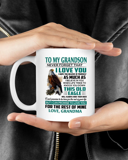 TO GRANDSON MUG 02 - GIFT FROM GRANDMA - NINA00