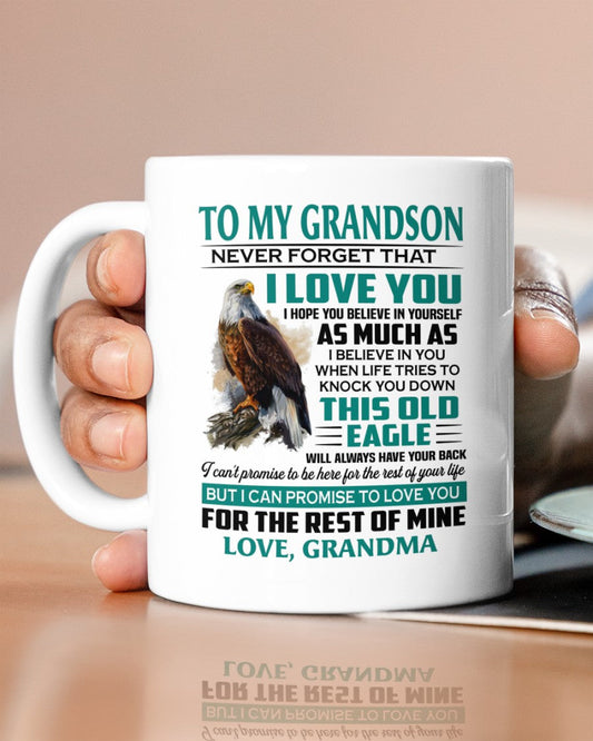 TO GRANDSON MUG 02 - GIFT FROM GRANDMA - NINA00