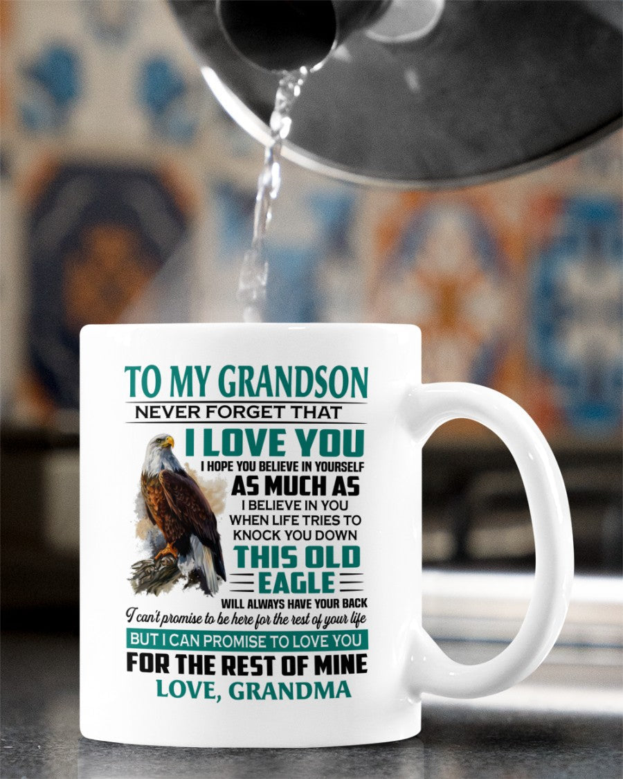 TO GRANDSON MUG 02 - GIFT FROM GRANDMA - NINA00