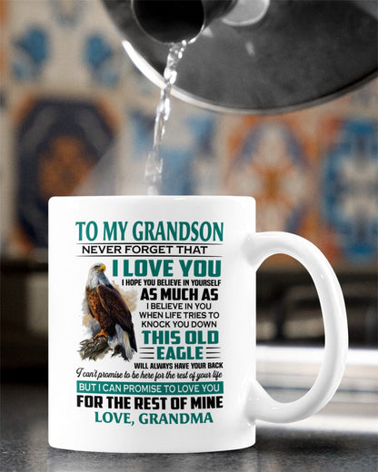 TO GRANDSON MUG 02 - GIFT FROM GRANDMA - NINA00