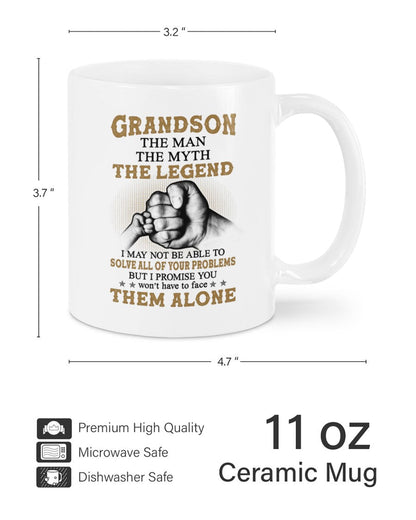 TO GRANDSON MUG 03 - GIFT FROM GRANDMA - LUAN00