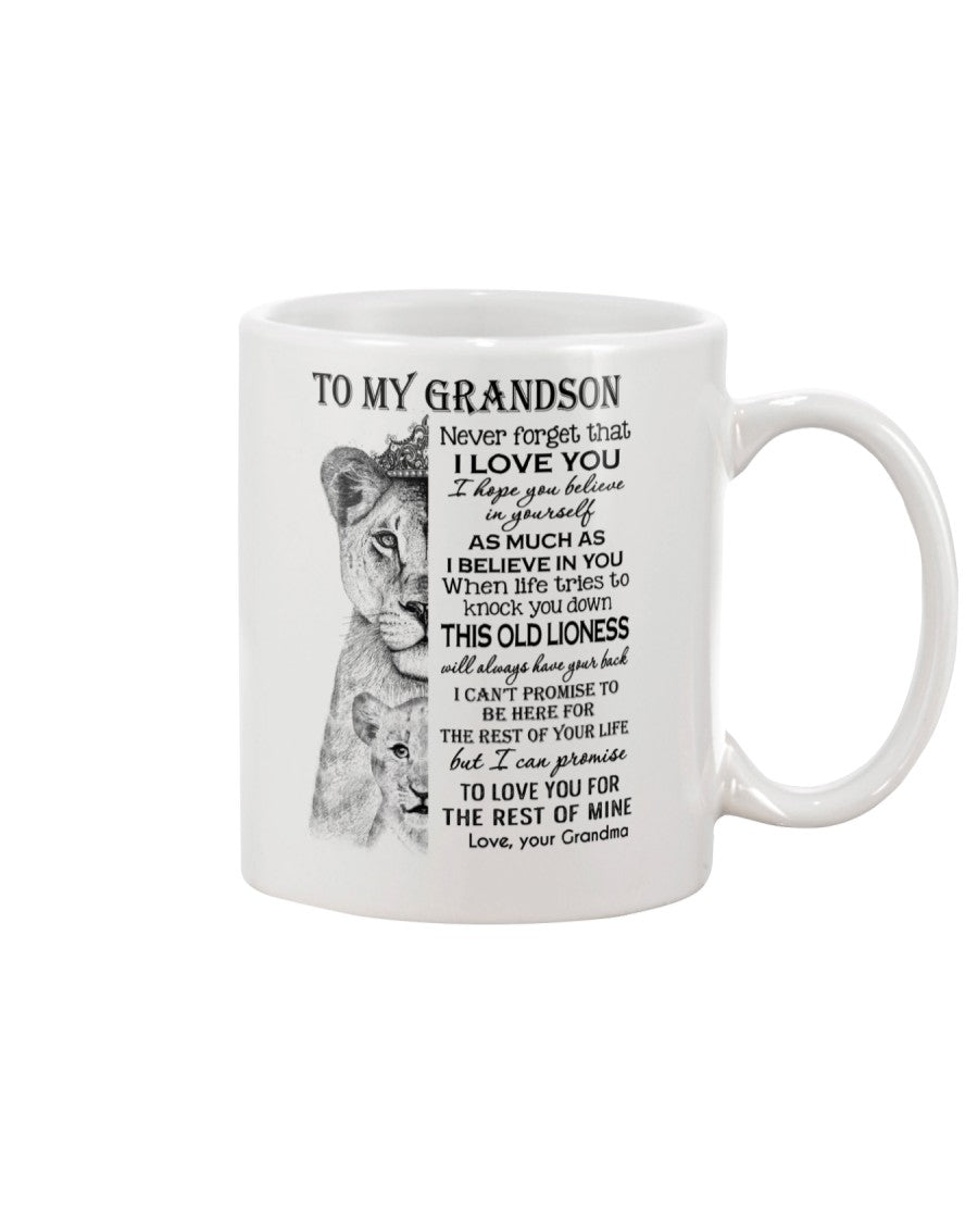 TO GRANDSON MUG 04 - GIFT FROM GRANDMA - NINA00